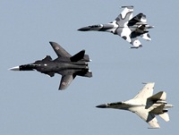 Sukhoi Su-47 leads the way